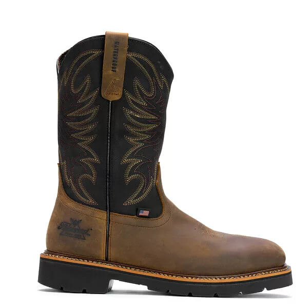 Thorogood Men's American Heritage 11 Steel Toe WP Wellington USA Made Work Boot - 804-4330