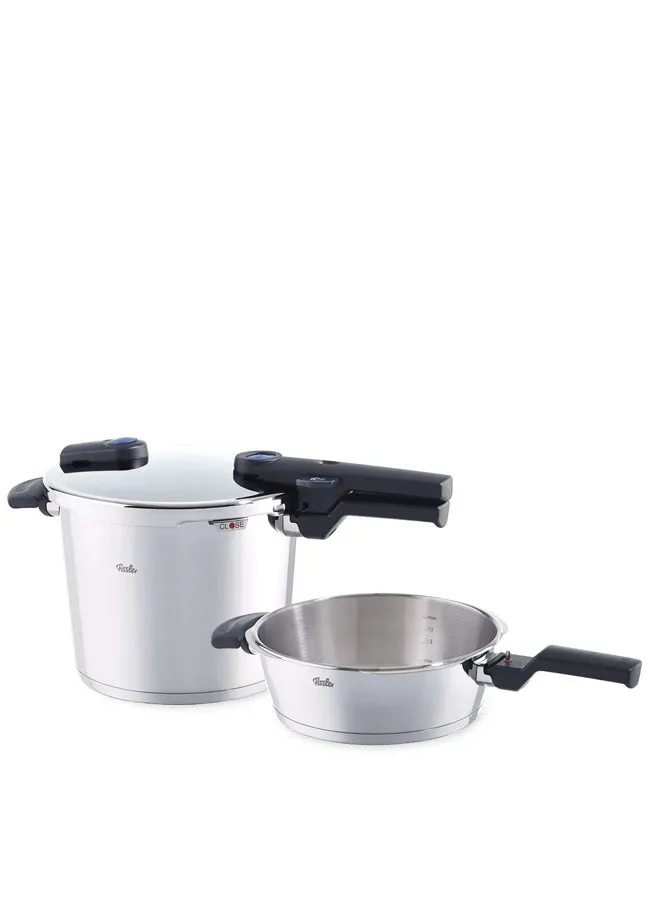 Vitaquick Pressure Cooker And Pressure Skillet Set, 2.6 Quart & 6.3 Quart 600-300-12-0000